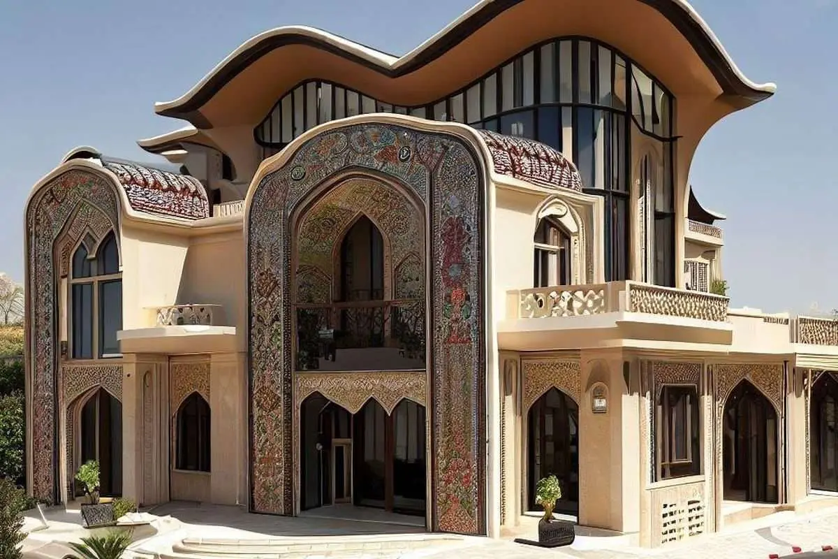 (تصاویر) خانههایی با معماری قاجاری که توسط هوش مصنوعی طراحی شدهاند