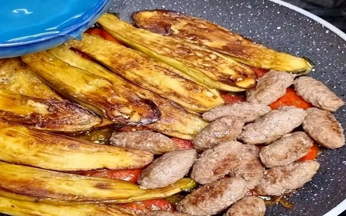 مشت بادمجان اصیل شیرازی با طعمی بی‌نظیر!