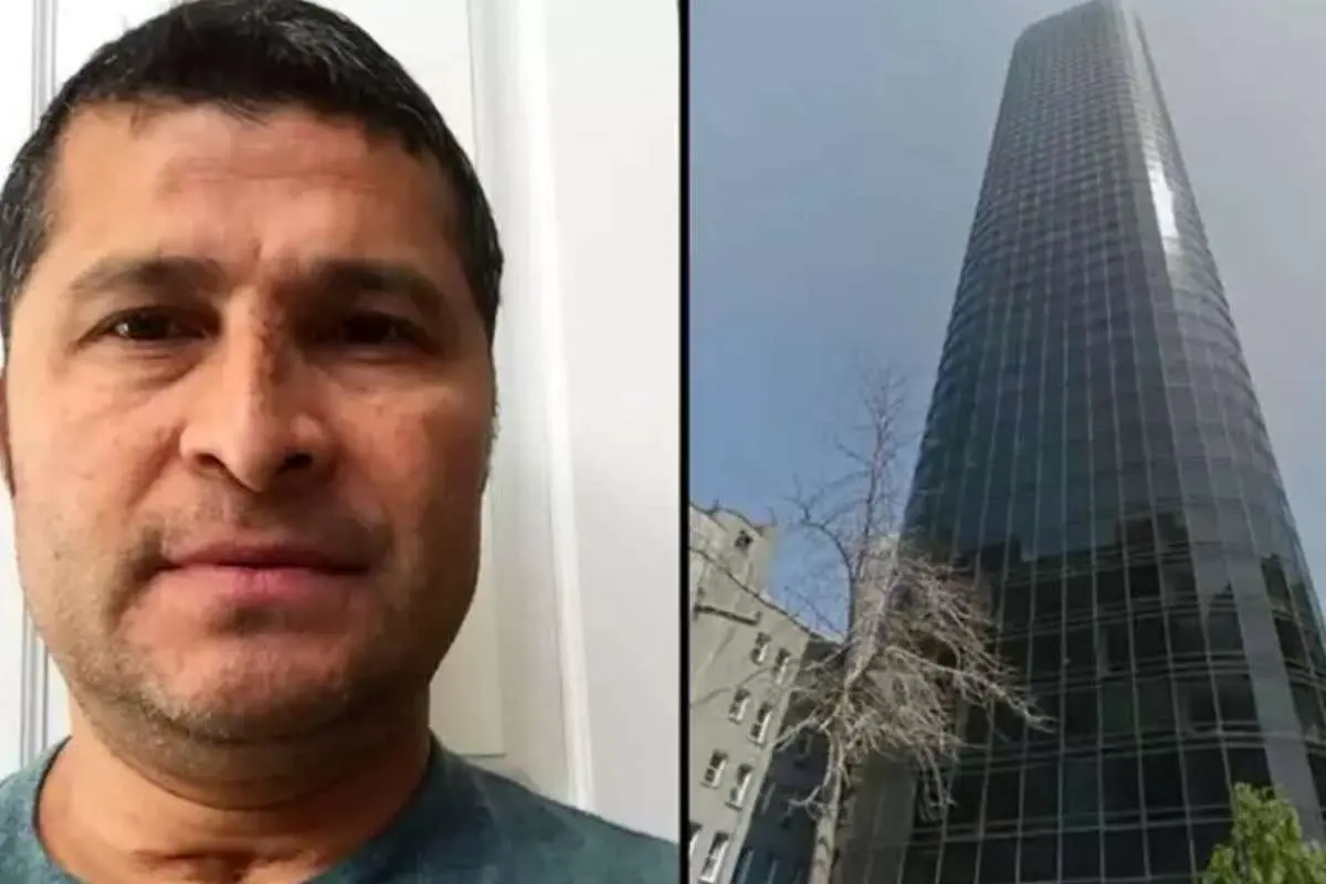 (عکس) نجات معزه آسای مردی پس از سقوط از طبقه ۴۷ آسمانخراش