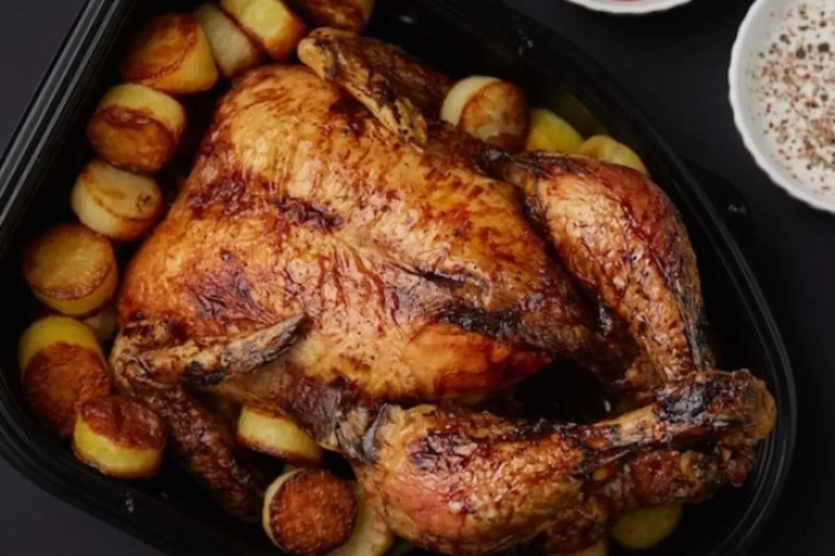 طرز تهیه لونگی مرغ گیلانه معروف بدون فر