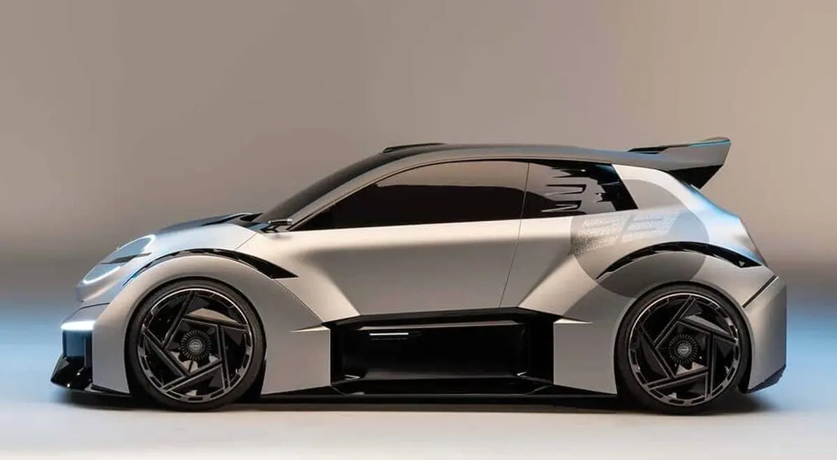 (تصویر) این هاچ‌بک ژاپنی از آینده آمده است!