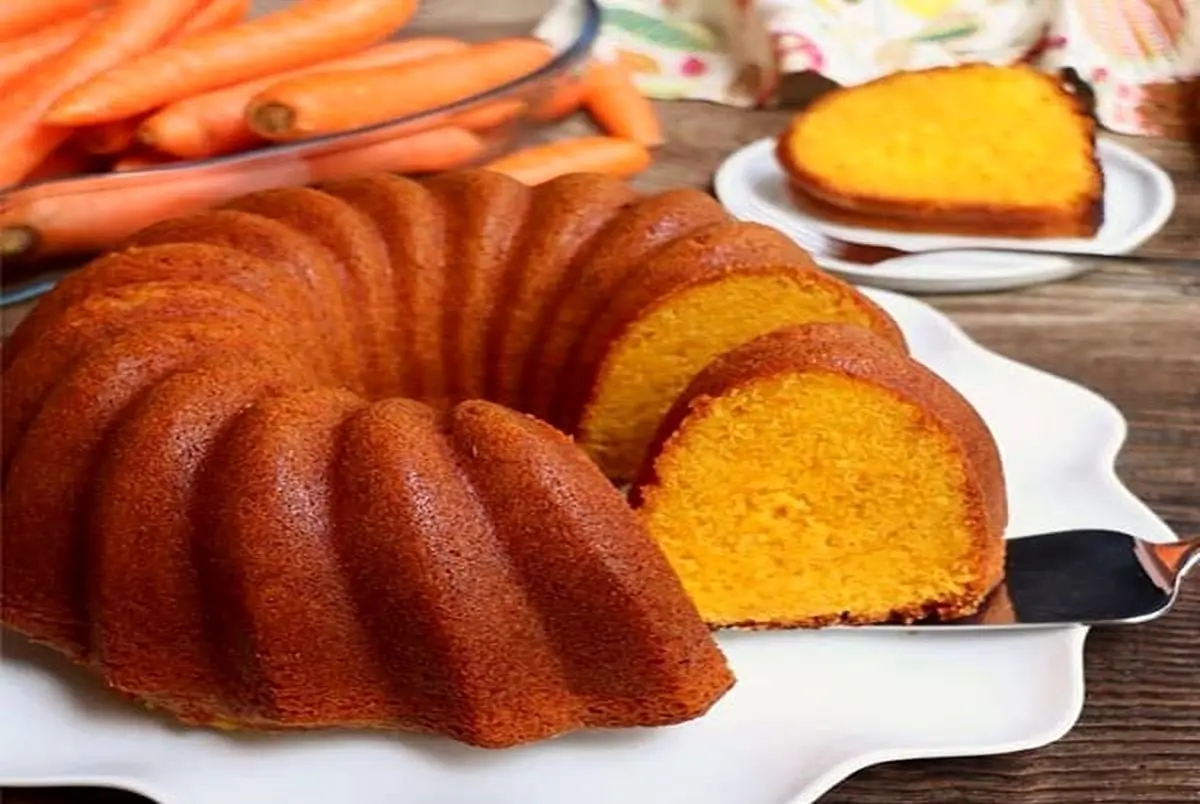 طرز تهیه کیک هویج فوری و بدون فر