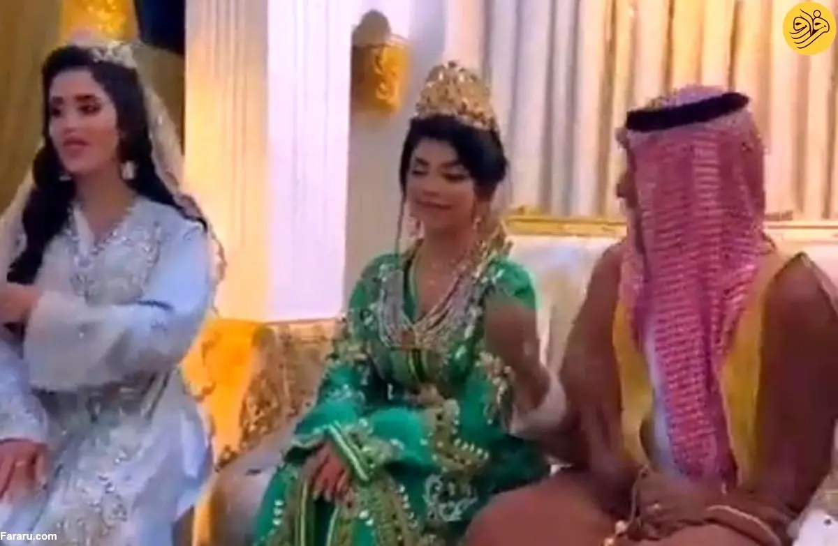 (ویدئو) ازدواج همزمان مرد جوان با چهار دختر