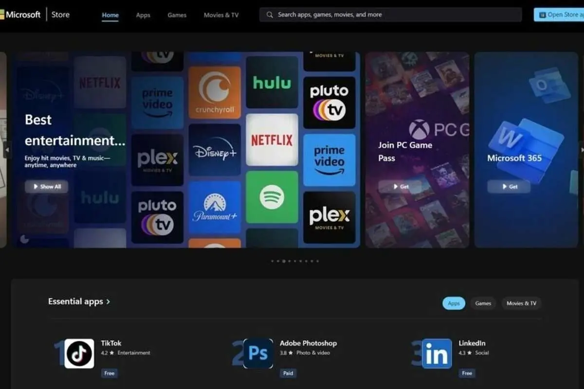 نسخه وب فروشگاه آنلاین ویندوز بازطراحی شد