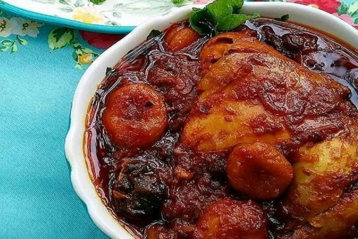 خورش آلو مسما با رب انار!
