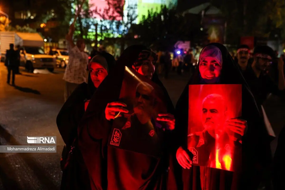 (تصاویر) جشن پیروزی فلسطین در تهران