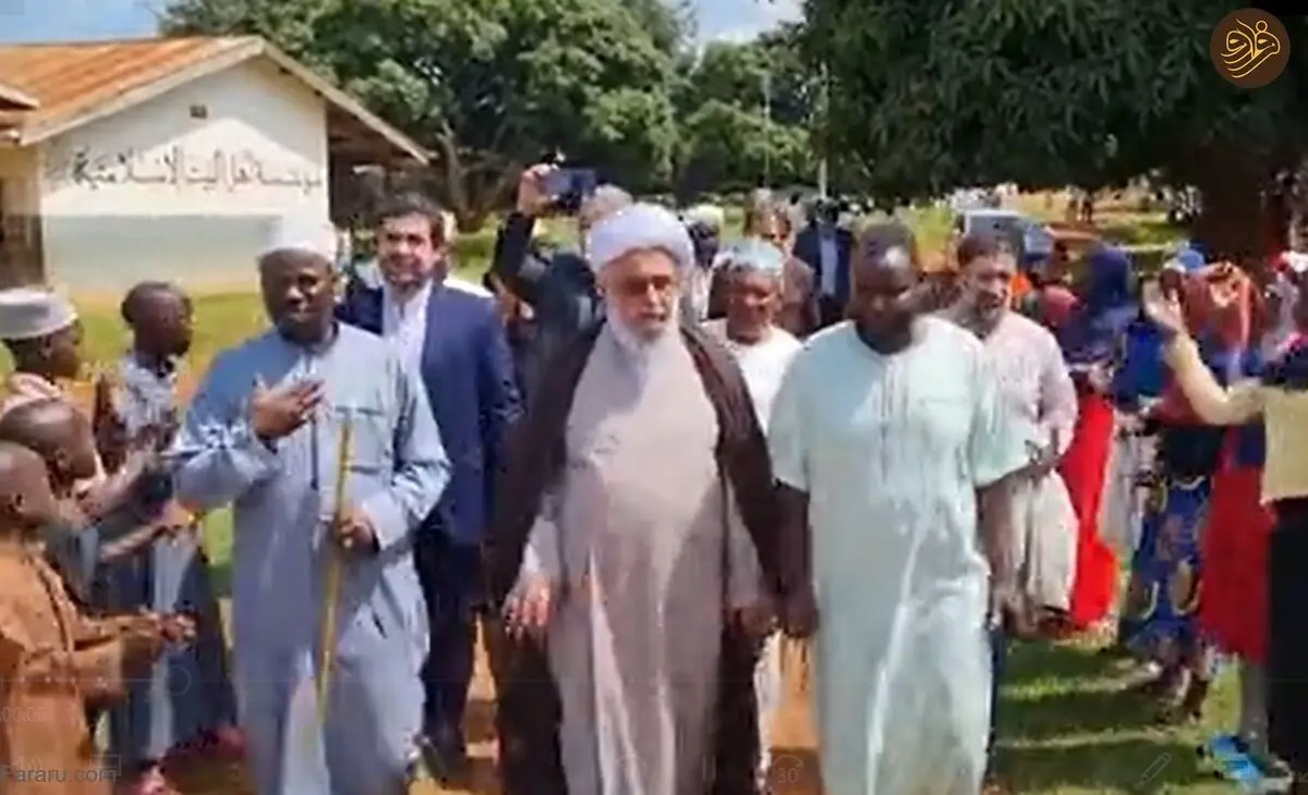 (ویدئو) استقبال عجیب اوگاندایی‌ها از یک آیت‌الله