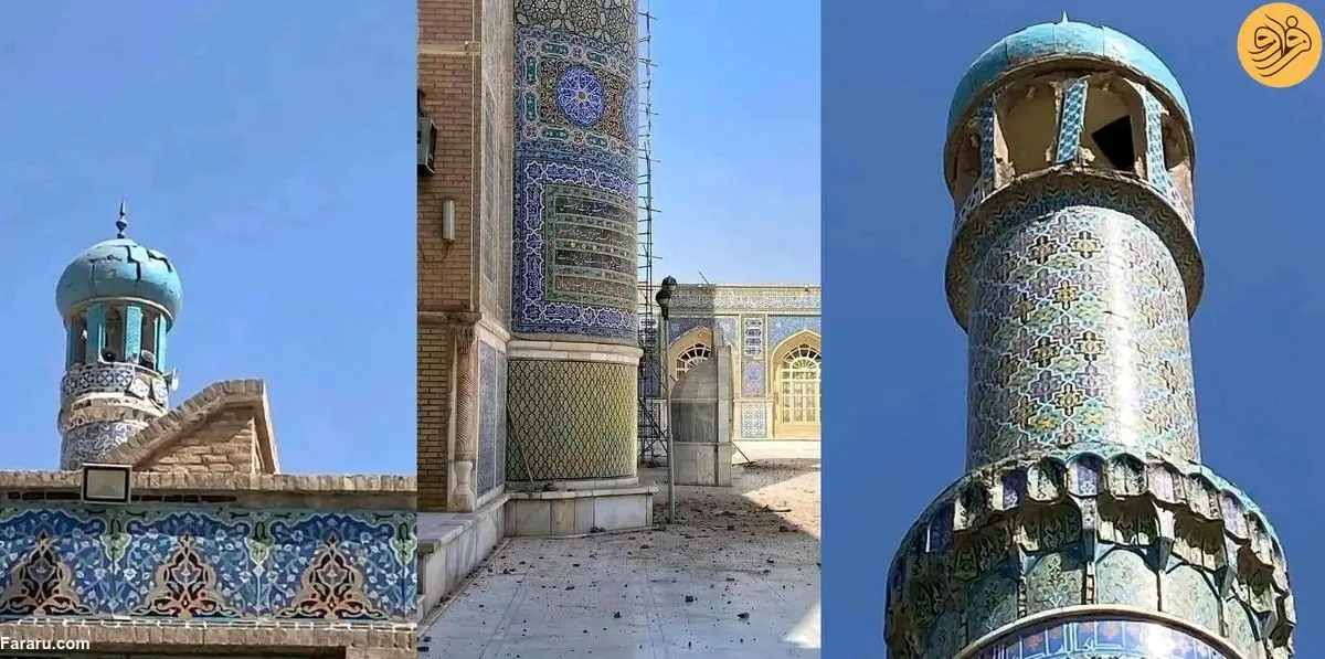 (ویدئو) آسیب دیدن مناره مسجد تاریخی هرات در پی زلزله