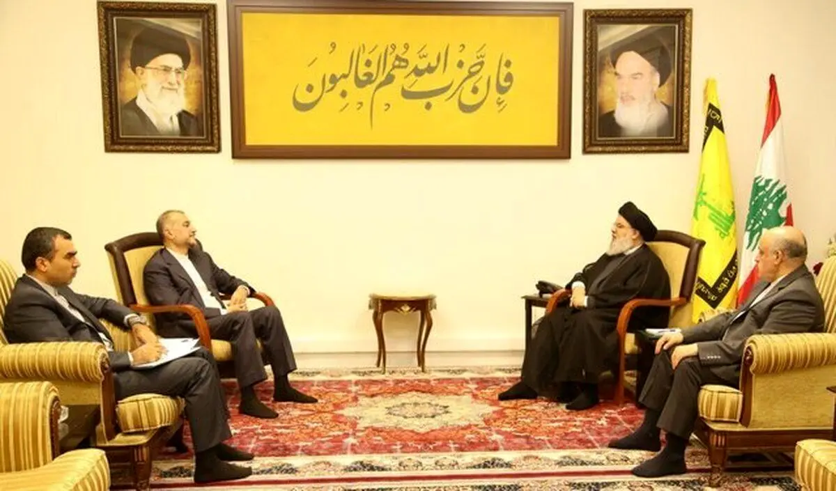 جزییات دیدار وزیر خارجه ایران با سید حسن نصرالله