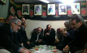 عکس> موسوی در سالگرد شهید باکری