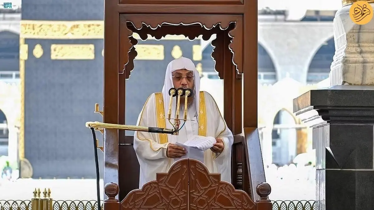 (ویدئو) گریه خطیب مسجد الحرام برای مردم فلسطین