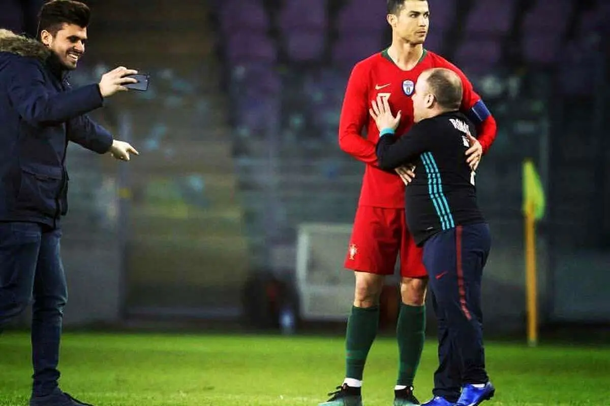 (ویدیو) سلفی با رونالدو از زاویه دوربین جیمی جامپ!