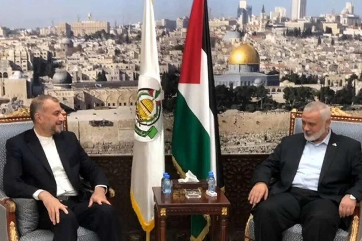 دیدار امیرعبداللهیان با اسماعیل هنیه در دوحه