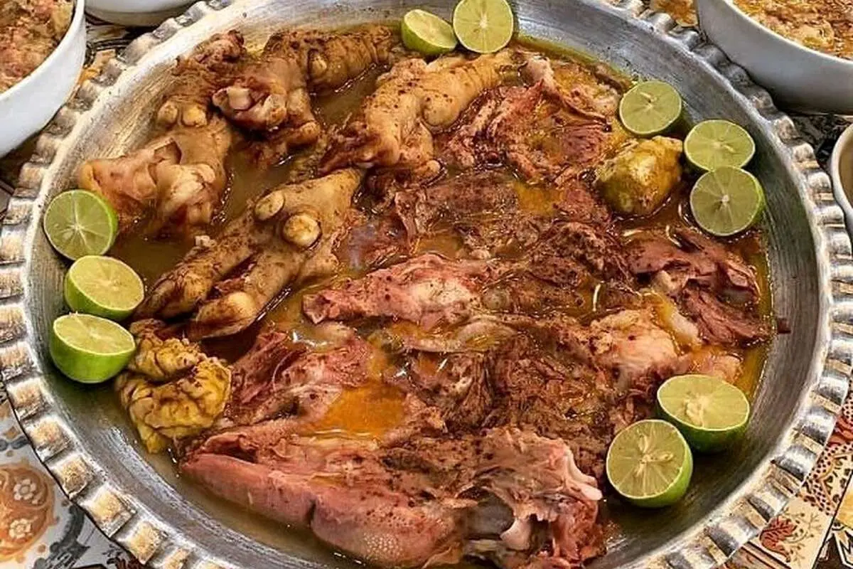 (ویدئو) خوردن ۴ کیلوگرم چلو سیرابی و کله پاچه توسط جوان هندی