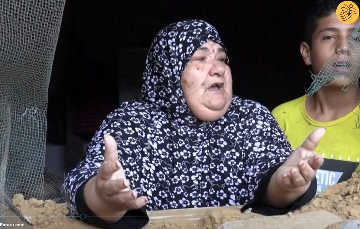 (ویدئو) زن فلسطینی در خانه ویران شده: تا زمانی که بمیرم اینجا خواهم ماند