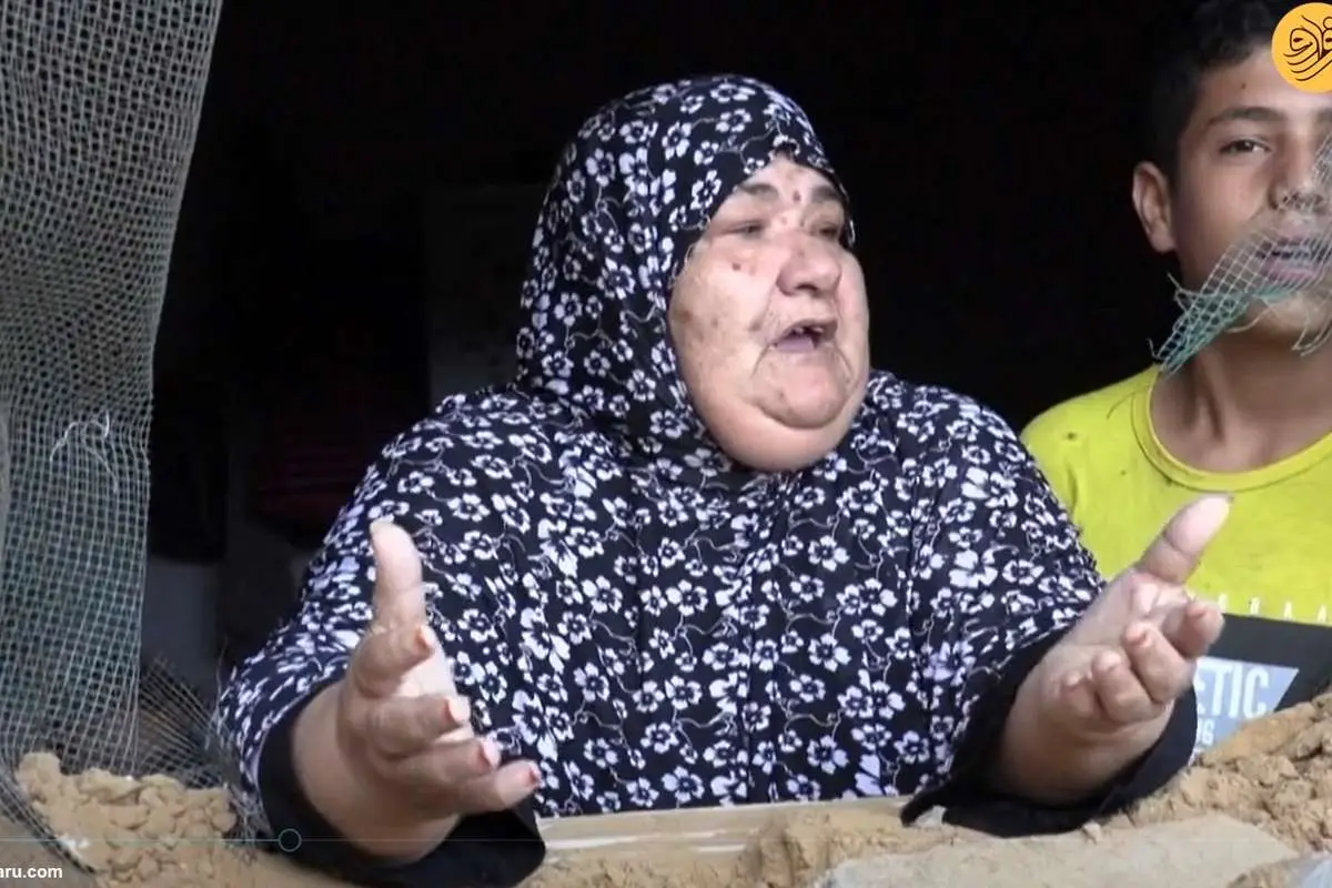 (ویدئو) زن فلسطینی در خانه ویران شده: تا زمانی که بمیرم اینجا خواهم ماند