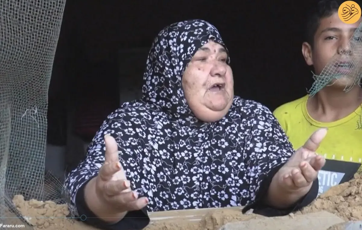 (ویدئو) زن فلسطینی در خانه ویران شده: تا زمانی که بمیرم اینجا خواهم ماند