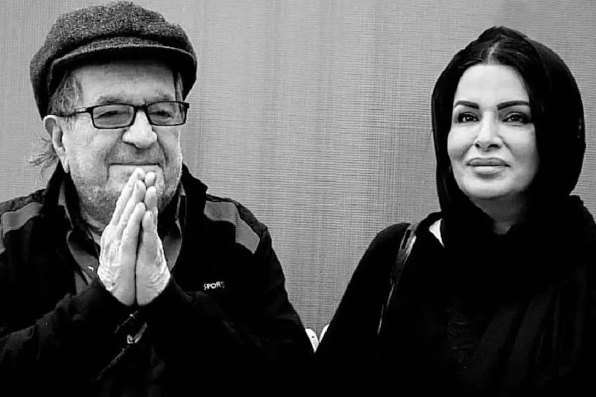 (عکس) بوسه کیومرث پوراحمد به سر داریوش مهرجویی