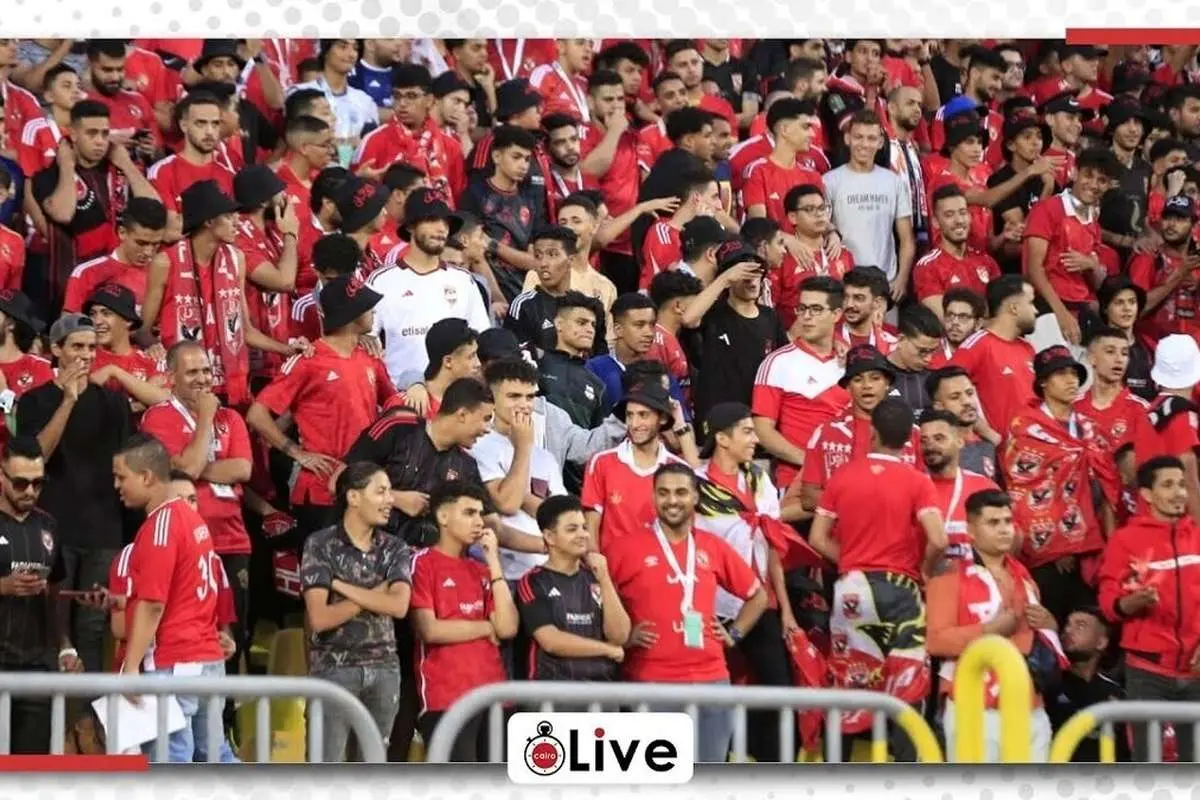 (ویدئو) حمایت هواداران تیم فوتبال الاهلی مصر از طوفان الاقصی