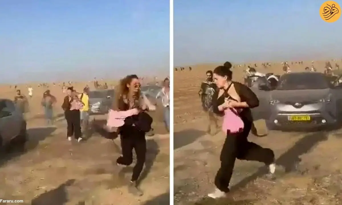 (ویدئو) محل برگزاری جشنواره موسیقی در اسرائیل پس از حمله