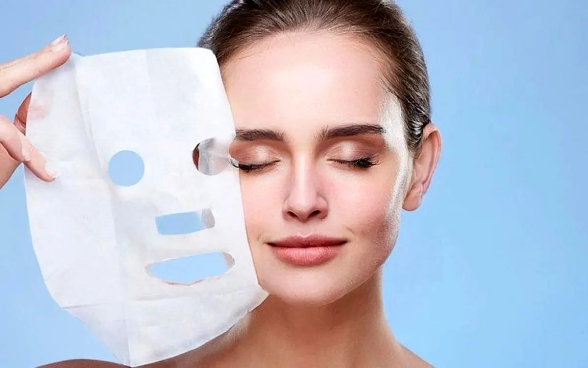 مراقبت از پوست با ماسک‌های ورقه‌ای + روش استفاده