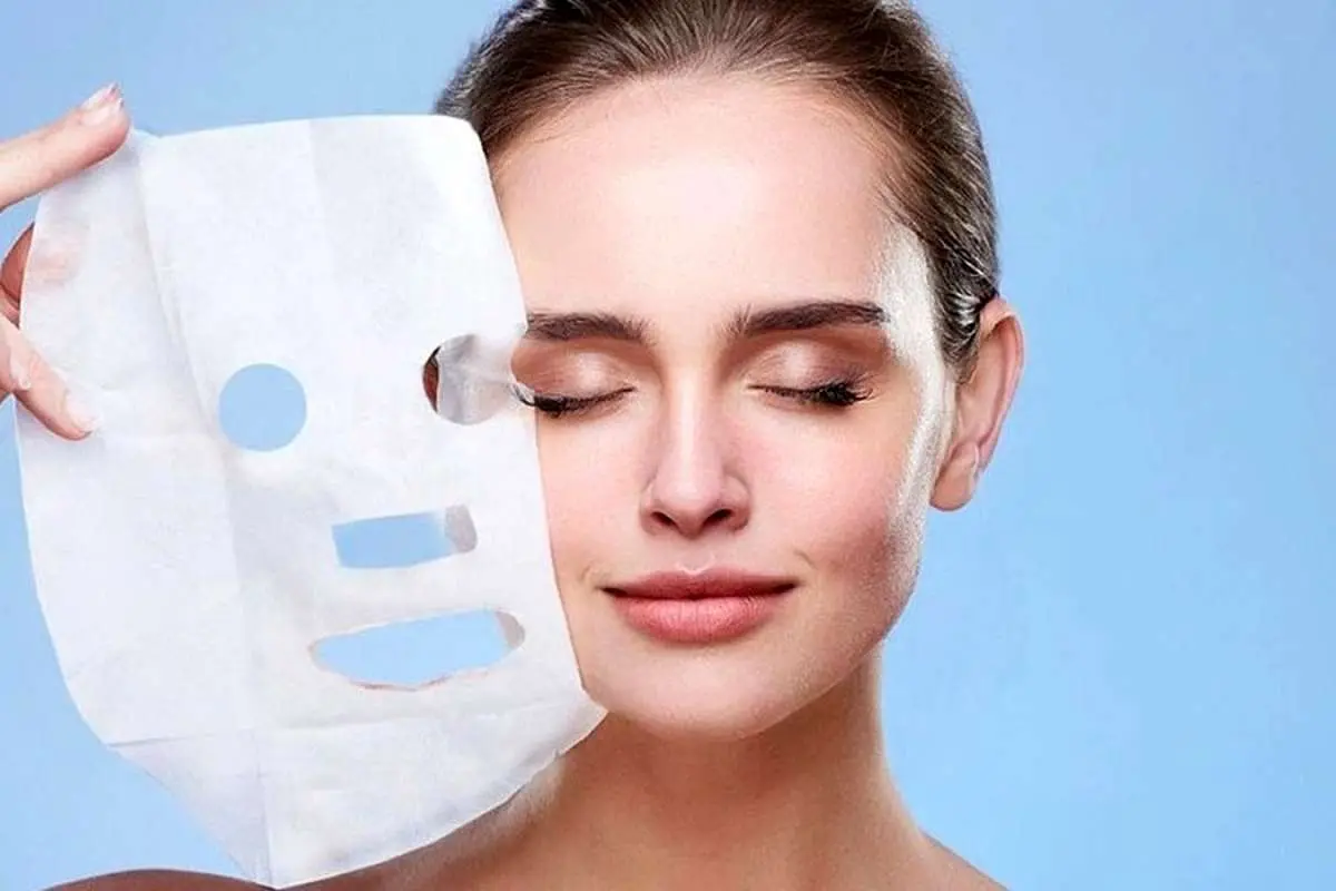 مراقبت از پوست با ماسک‌های ورقه‌ای + روش استفاده