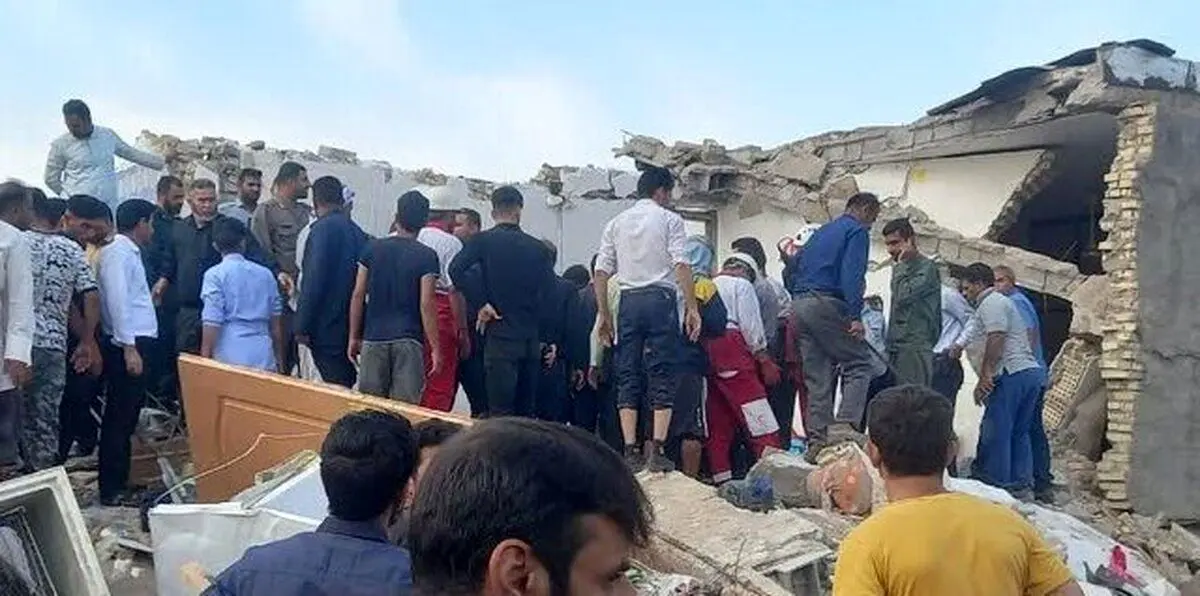 (ویدئو) انفجار گاز در سوسنگرد/ ۸ نفر کشته شدند