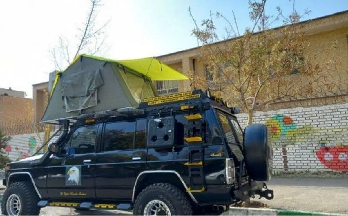 (عکس) وحشت شهروند مشهدی از زلزله و خوابیدن در خیابان!