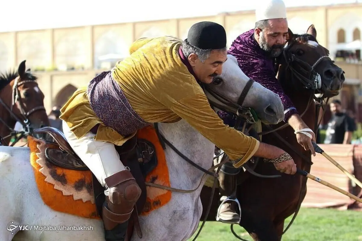 (تصاویر) مسابقات چوگان در میدان نقش جهان
