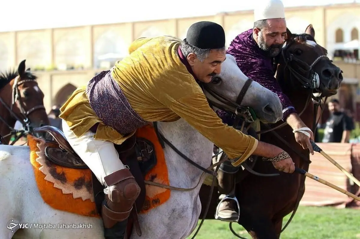 (تصاویر) مسابقات چوگان در میدان نقش جهان