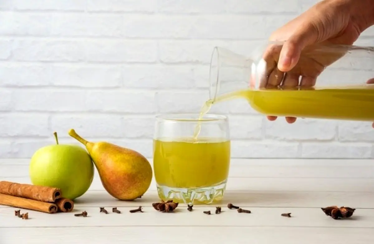 اسموتی بی‌نظیر گلابی و سیب