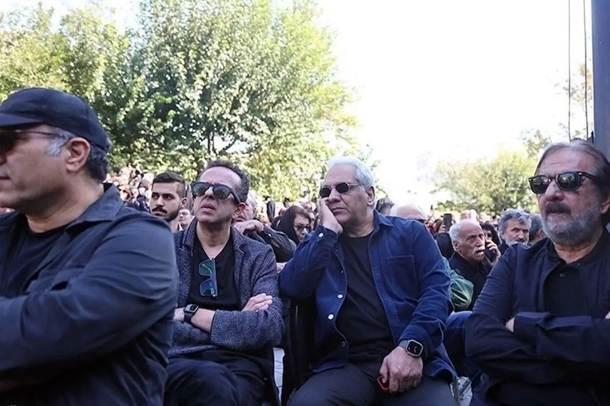 دو قاب غم‌انگیز از مهران مدیری در سوگ داریوش مهرجویی