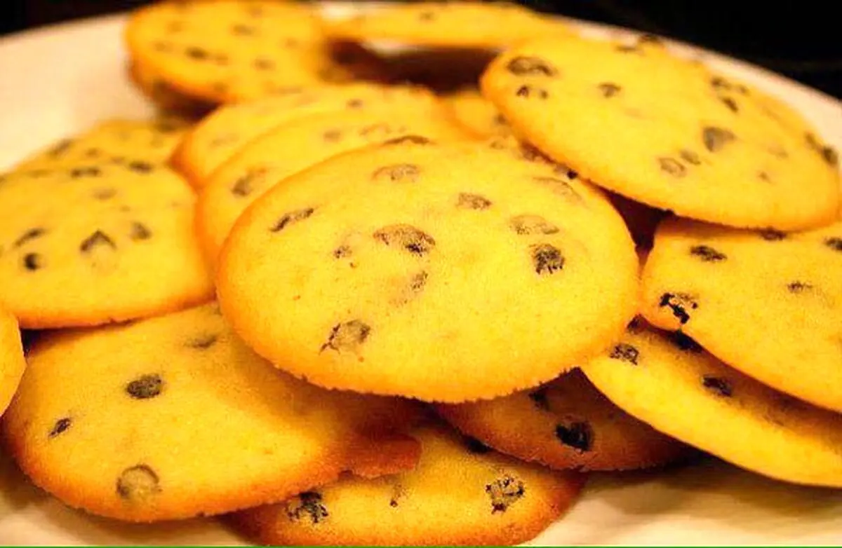 طرز تهیه شیرینی کشمشی با روغن جامد مثل قنادی و نان فانتزی