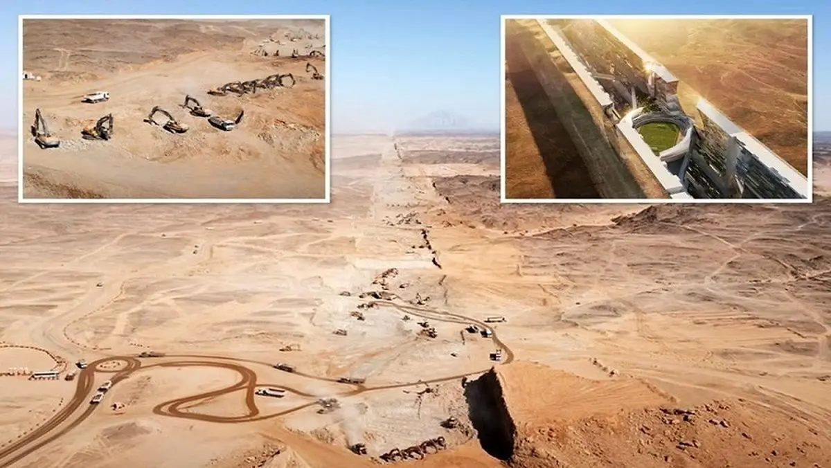 (ویدئو) عربستان در حال ساخت بهشت در دل کویر است
