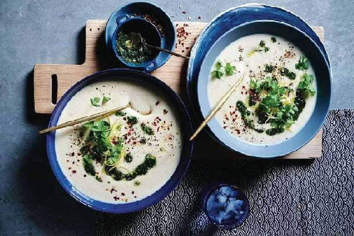 طرز تهیه سوپ جو با شیر خوشمزه و مجلسی + رازهای خوشمزگی