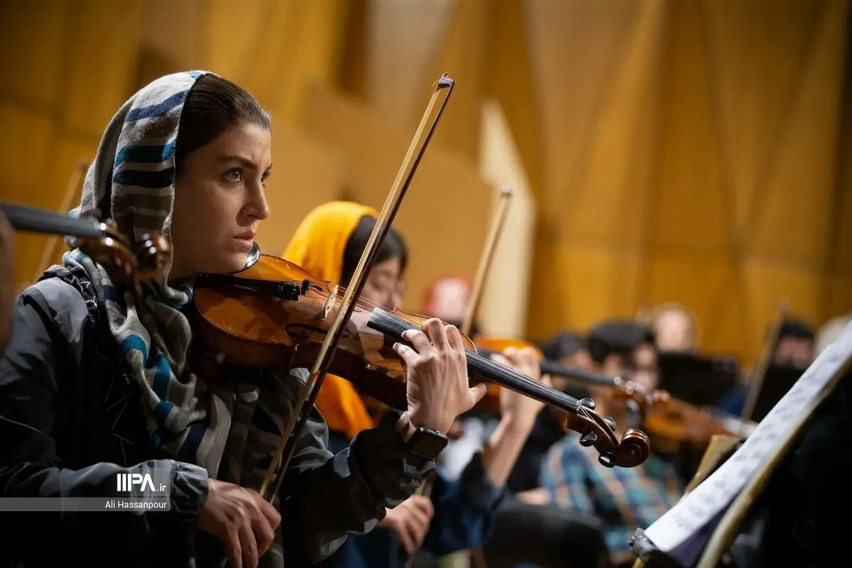 (تصاویر) تمرین ارکستر سمفونی تهران