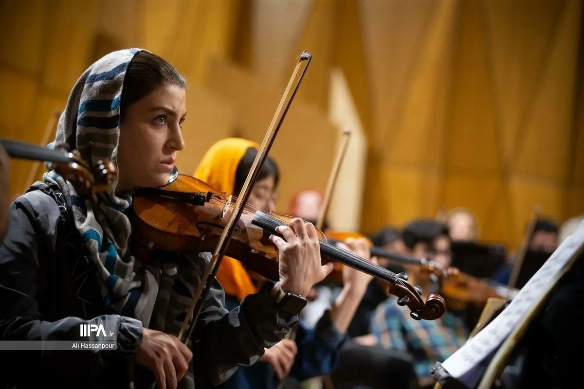 (تصاویر) تمرین ارکستر سمفونی تهران