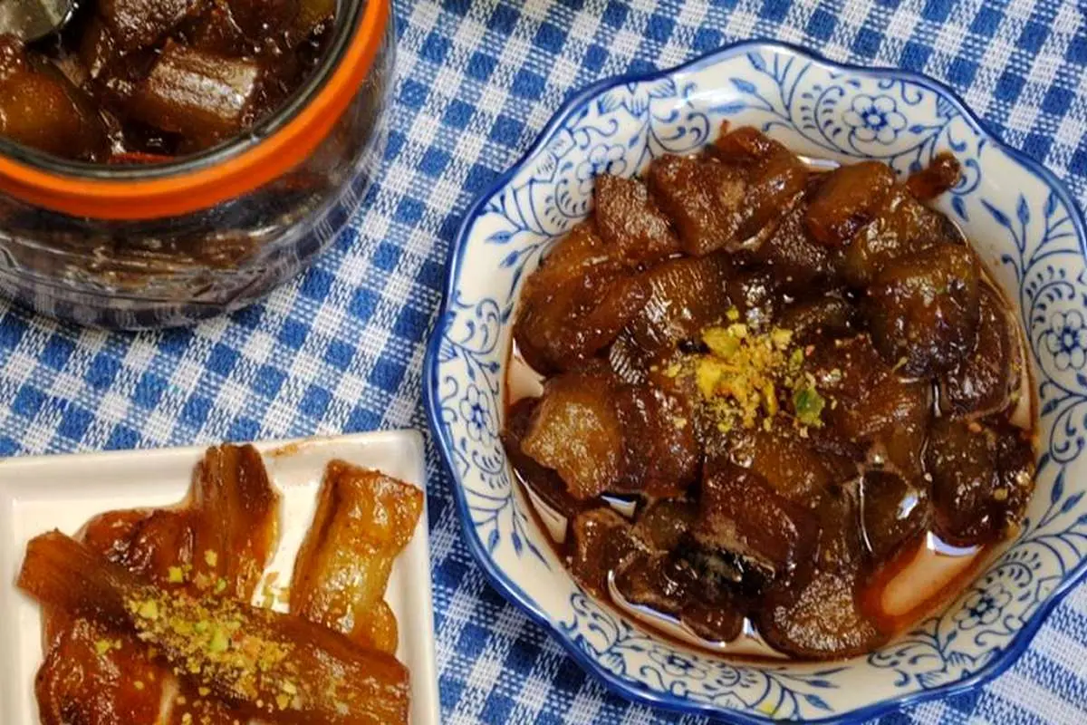 (ویدئو) با بادمجان این مربای فوق العاده استامبولی را درست کن