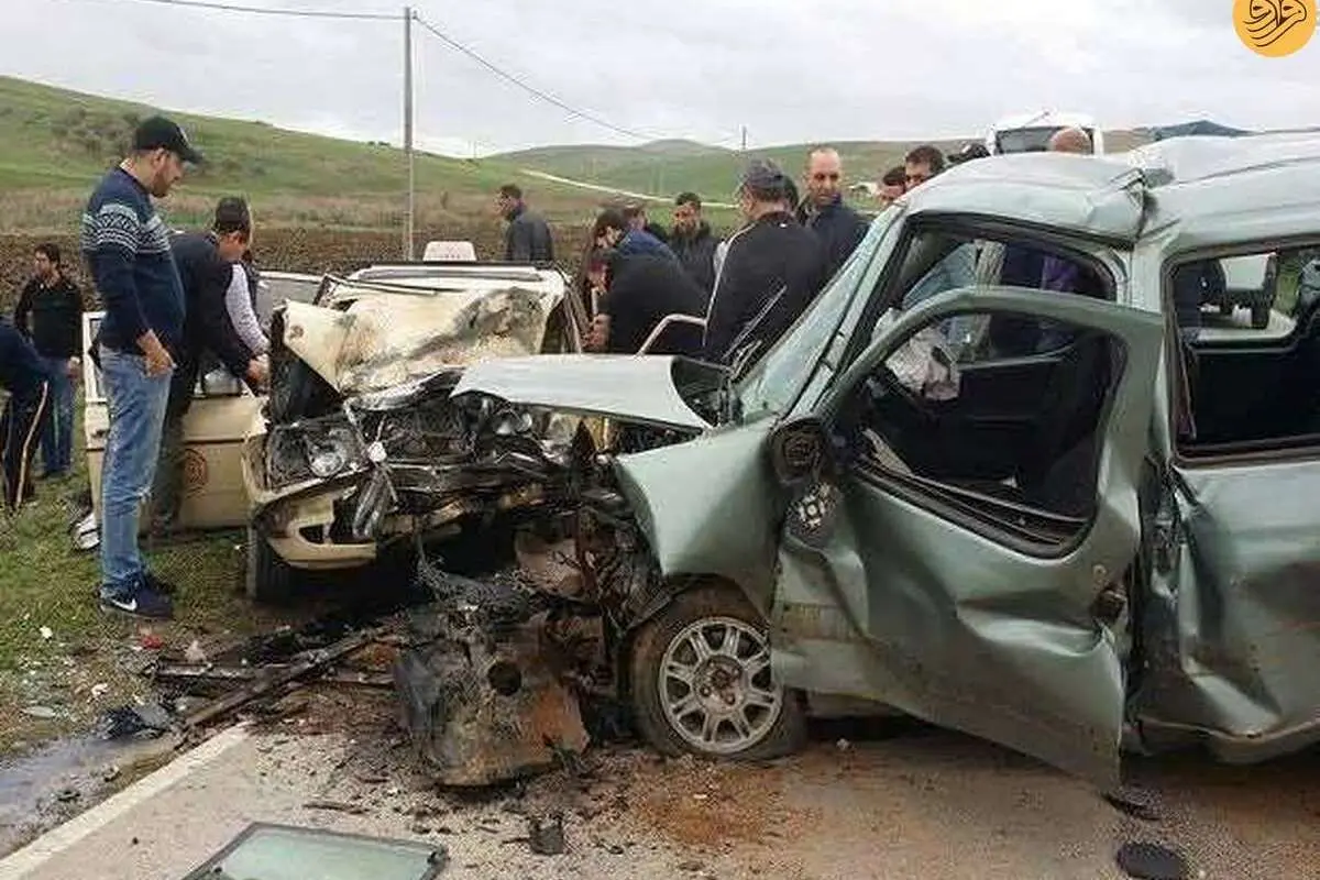(ویدئو) تصادف زنجیرهای در پی طوفان شن در مراکش
