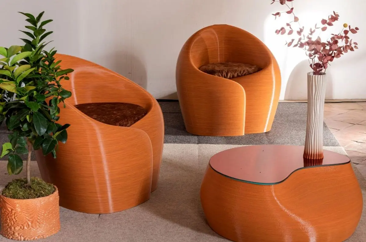 چاپ مبلمان با پلاستیک زیستی