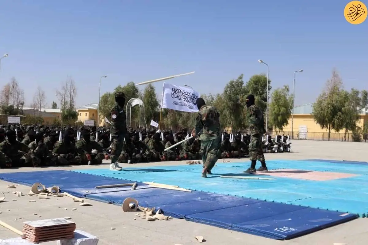 (تصاویر) مراسم دانشآموختگی نیروهای ارتش افغانستان زیر پرچم طالبان