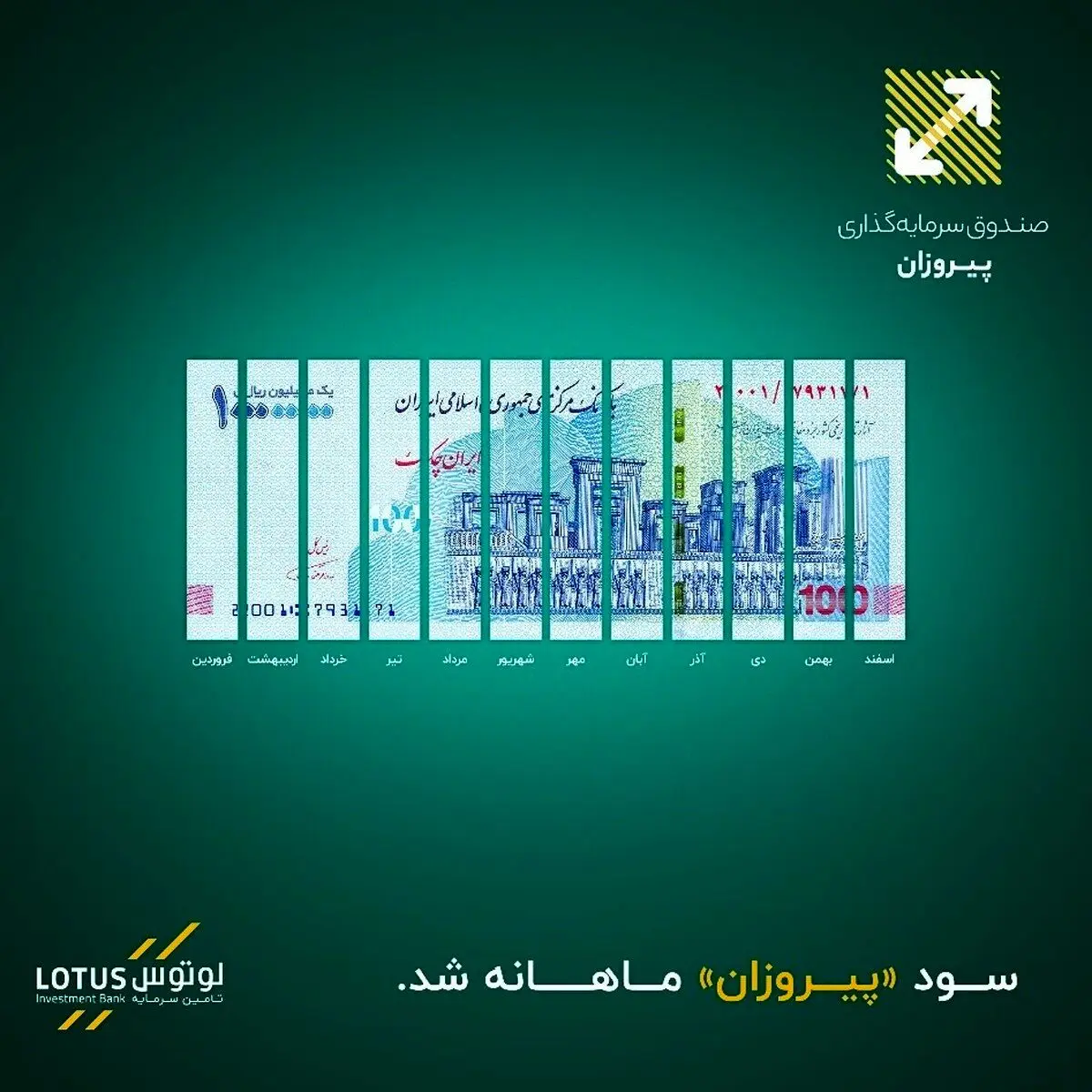 سرمایه‌گذاری به سبک لوتوس به تاریخ «پیروزان»