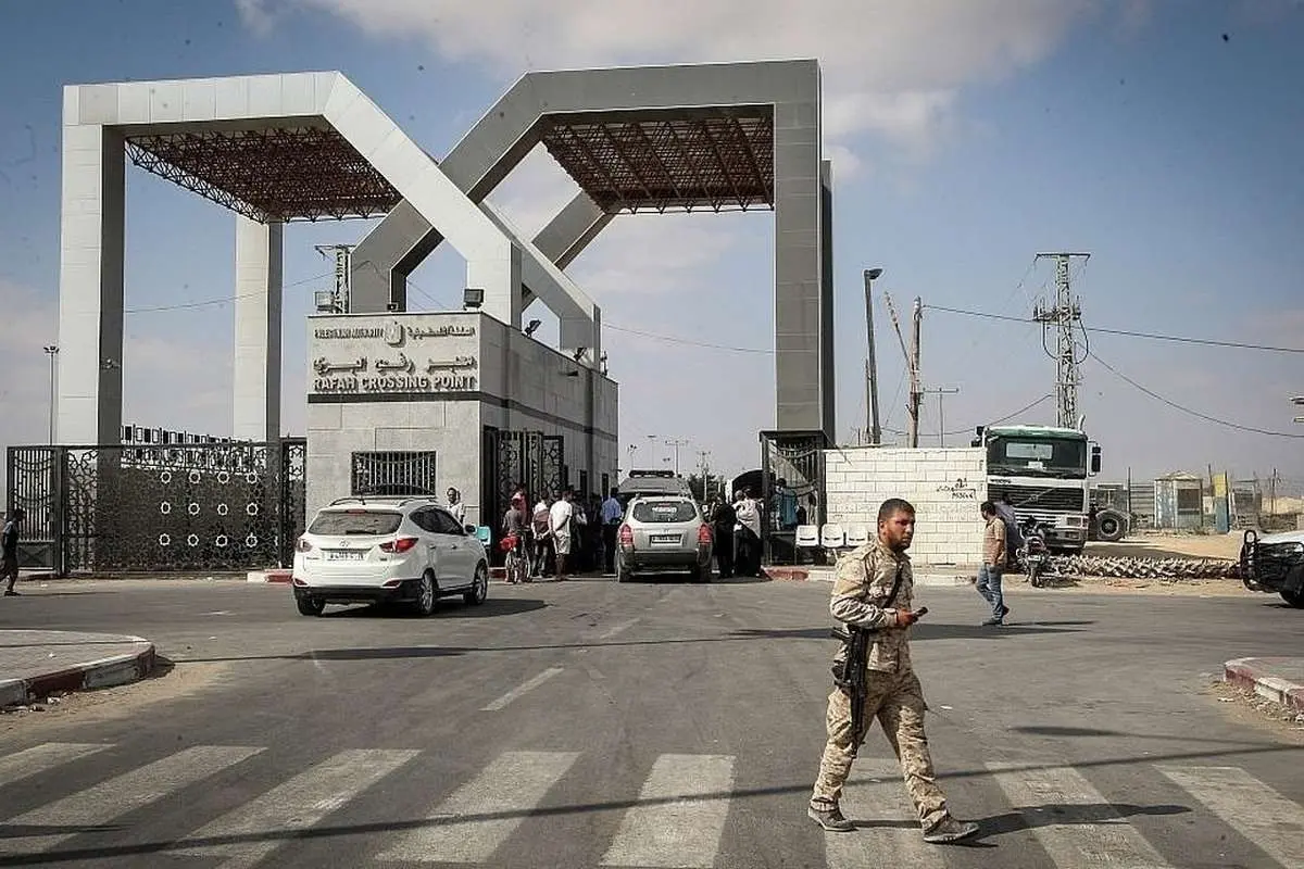 (ویدیو) گذرگاه رفح بازگشایی شد