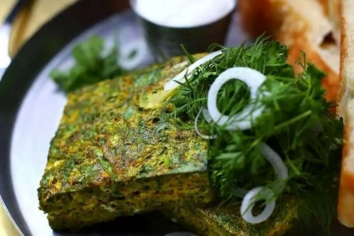 طرز تهیه کوکو سبزی