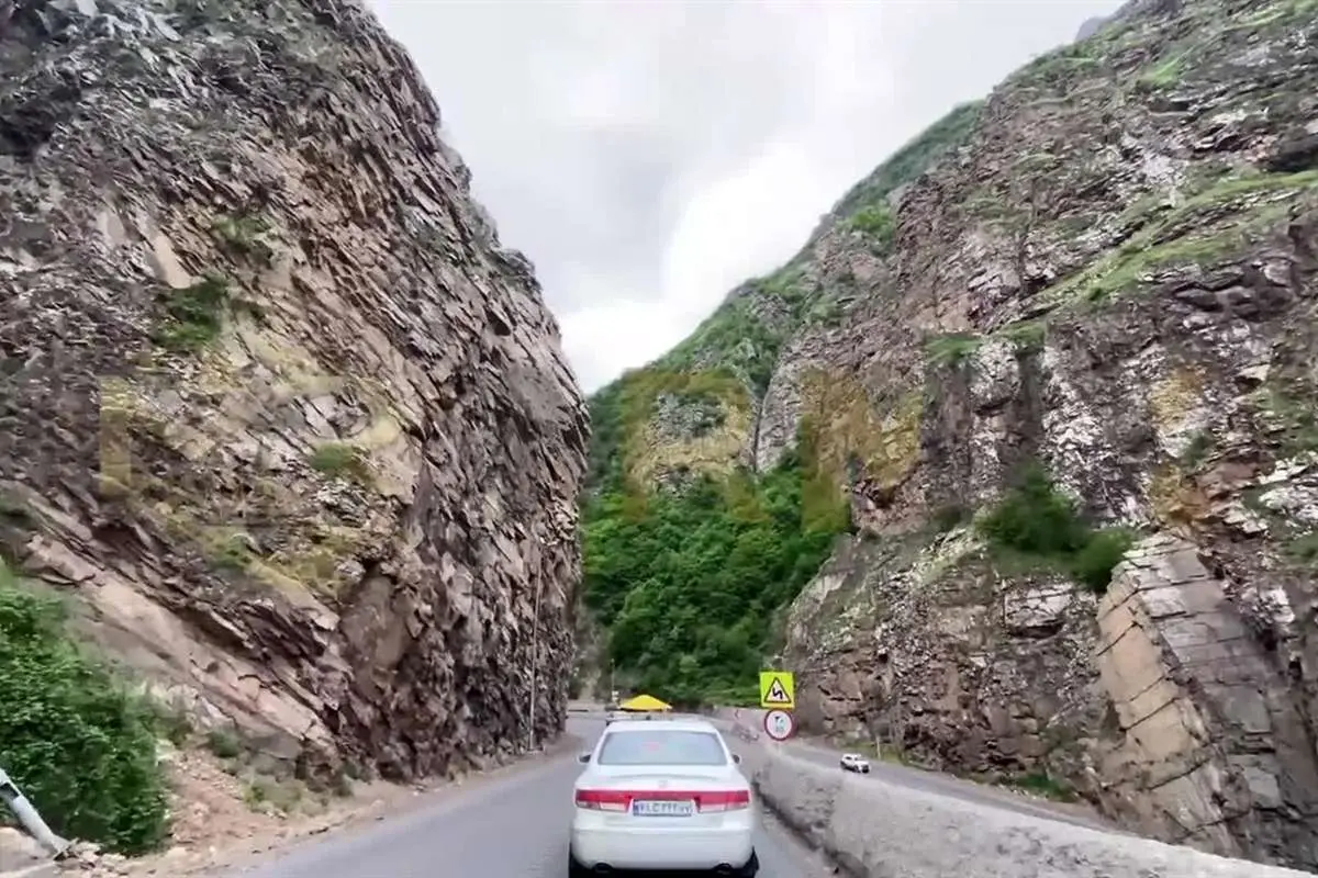 جاده چالوس بسته شد