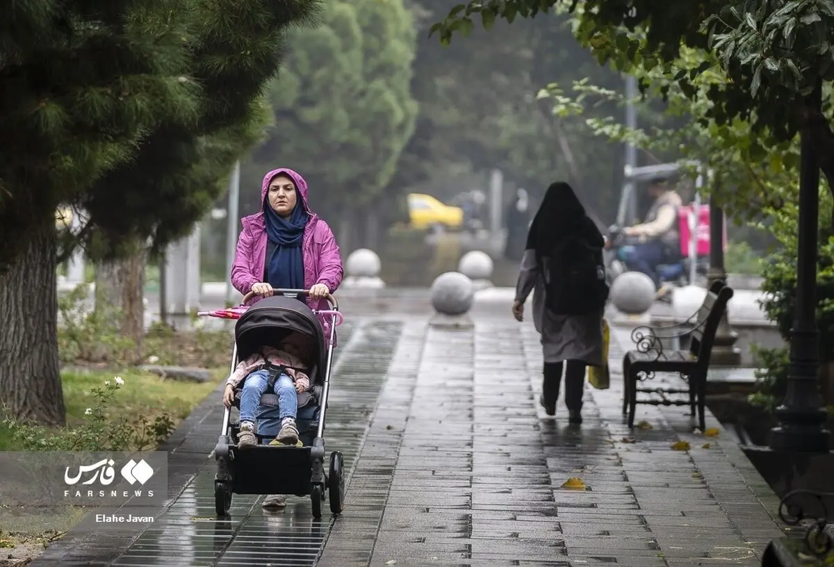 (تصاویر) باران پاییزی تهران