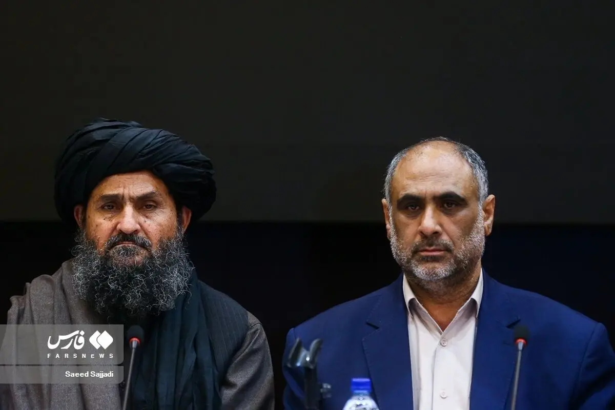 (تصاویر) امضای تفاهم‌نامه اقتصادی ایران و سران طالبان