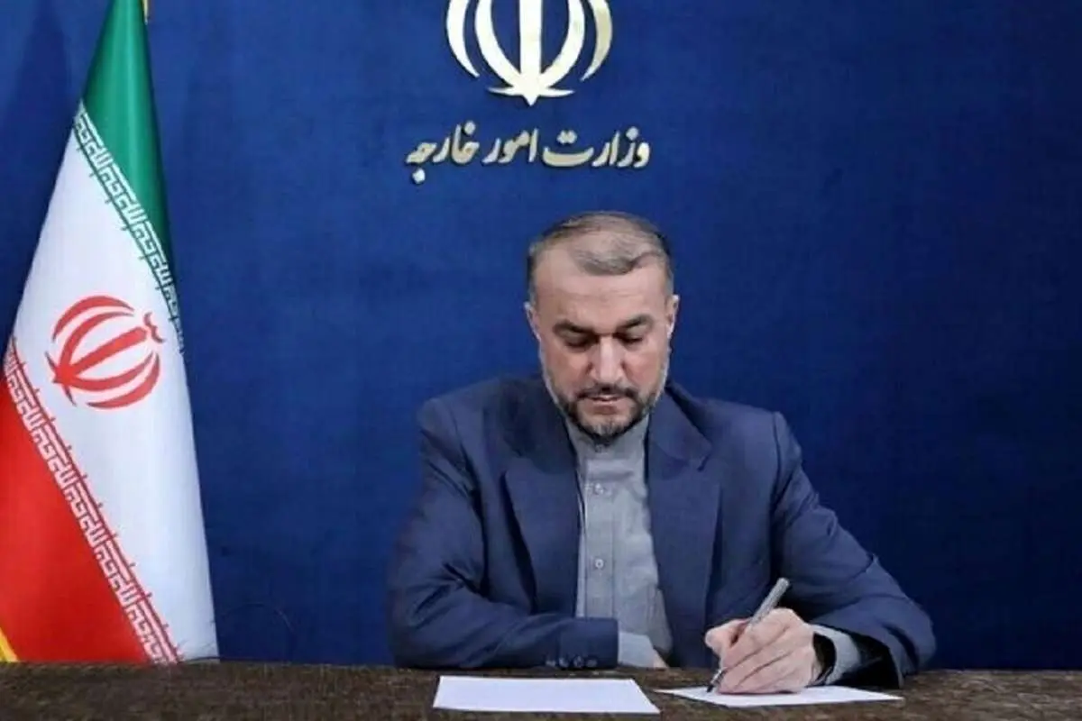 نامه امیرعبداللهیان به دبیرکل سازمان شانگهای درباره اوضاع غزه