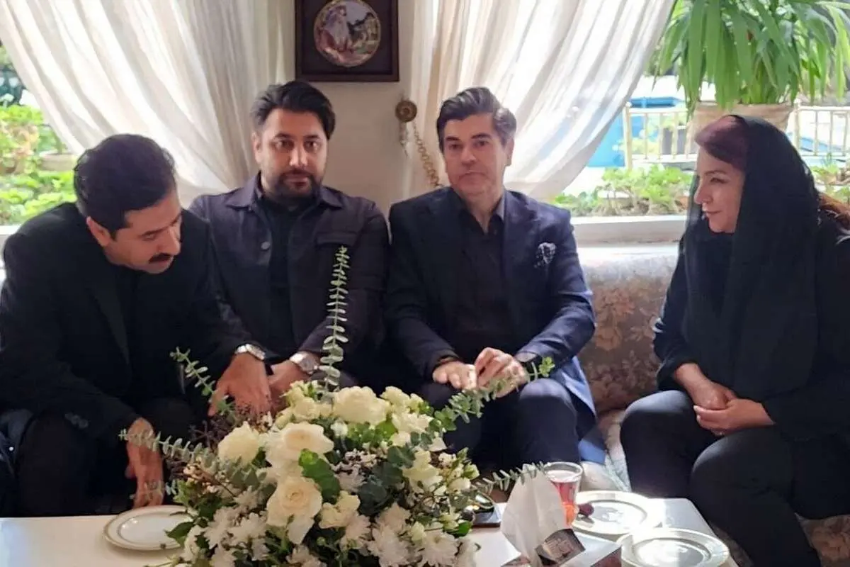 (تصاویر) حضور تهمینه میلانی، احسان خواجه امیری، محمد معتمدی، سالار عقیلی، محمد گلریز و... در منزل استاد گلپا