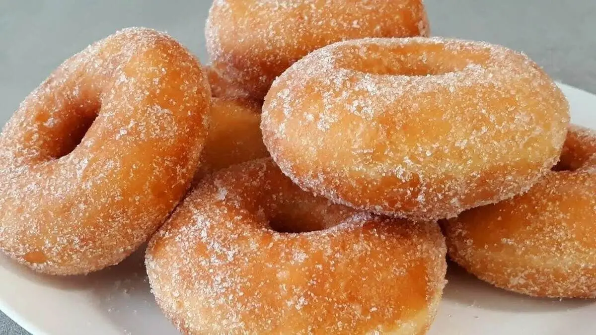 طرز تهیه دونات خانگی با آب، سریع، ترد و پفکی